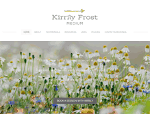 Tablet Screenshot of kirrilyfrost.com